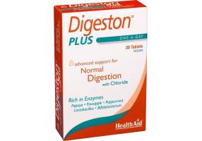Health Aid Digeston Plus Enzymes with Probiotics for Smooth Breath 30caps