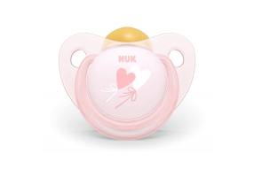 Nuk Trendline Baby Rose & Blue Silicone Soother for Girl 6-18m