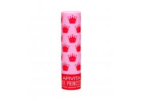 Apivita Lip Care Bee Princess Bio-Eco Balm Χειλιών με Βερίκοκο & Μέλι & 100% φυσική σύνθεση, 4.4 gr