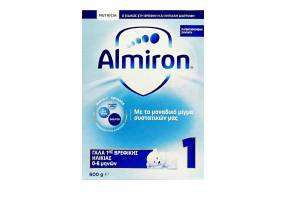 Nutricia Almiron 1 Powdered 1st Infancy Milk 600gr - For healthy, full-term  infants from 0-6 months - Zachos Pharmacy