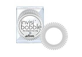 Invisibobble Λαστιχάκια Μαλλιών Slim Crystal Clear 3Τμχ
