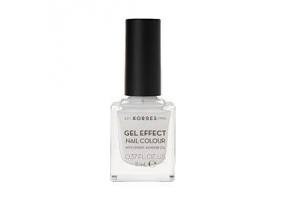 KORRES Gel Effect Nail Polish Blanc White No01 11ml