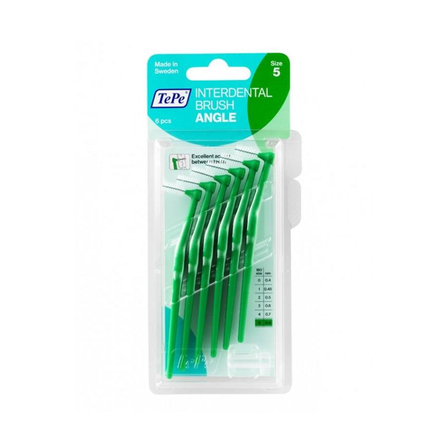 tepe angle interdental brush yellow