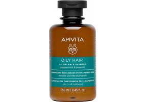 Apivita Oil Balance Peppermint & Propolis Shampoo 250ml